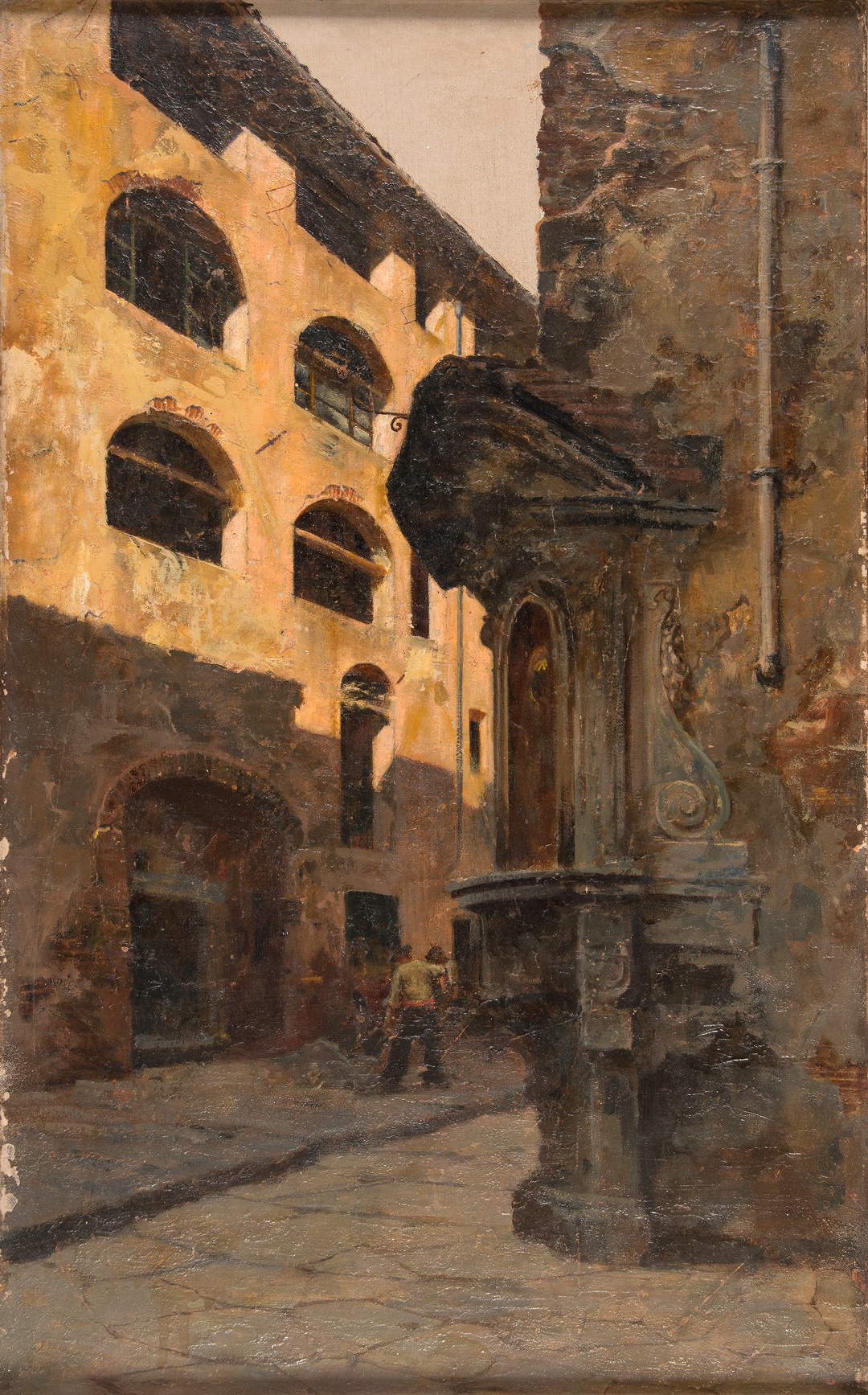 Alfonso Hollaender (Ratisbona, 1845 - Firenze, 1923), Via delle Conce a Firenze