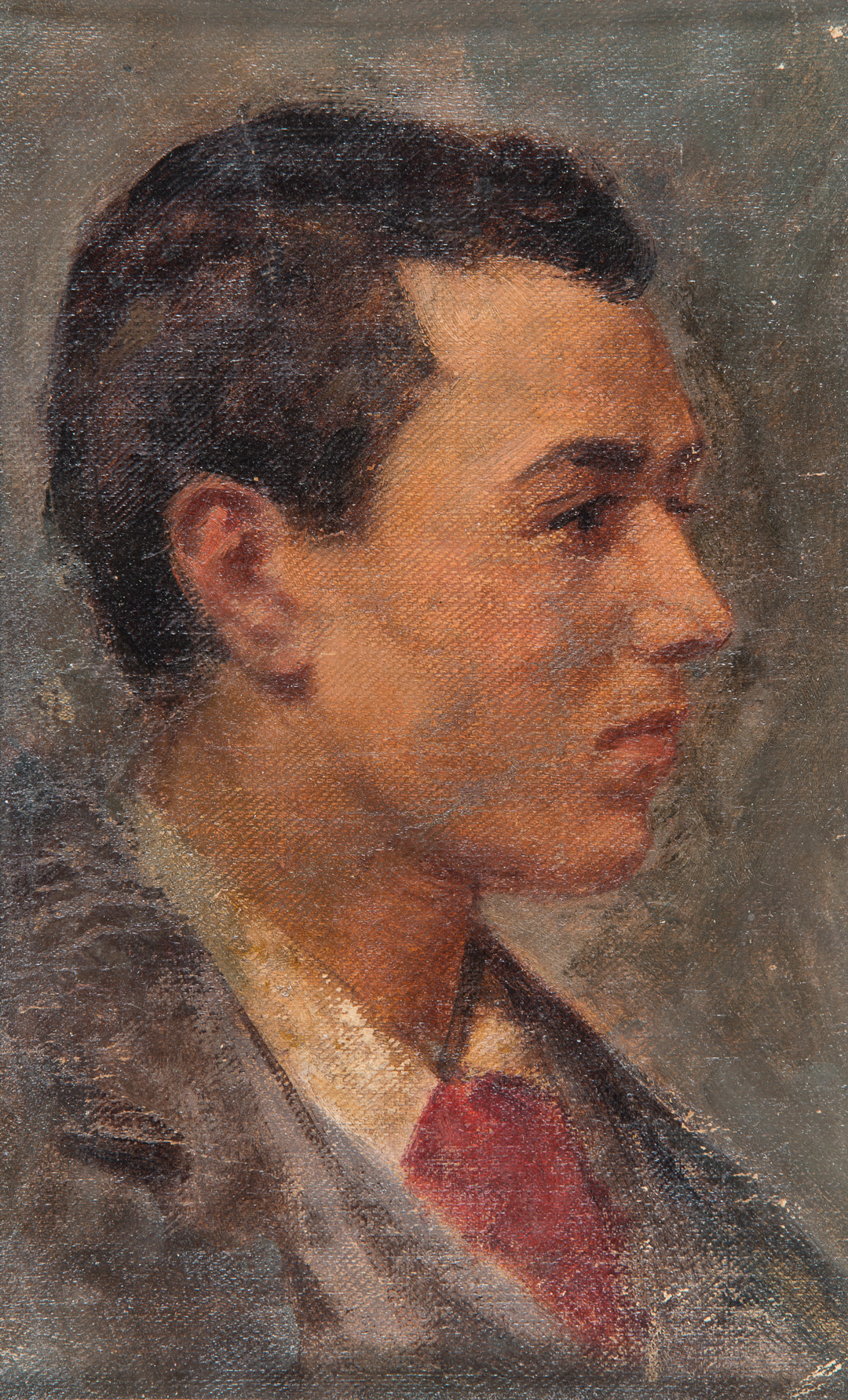 Cesare Ciani (Firenze, 1854 - 1925), Ritratto di giovane