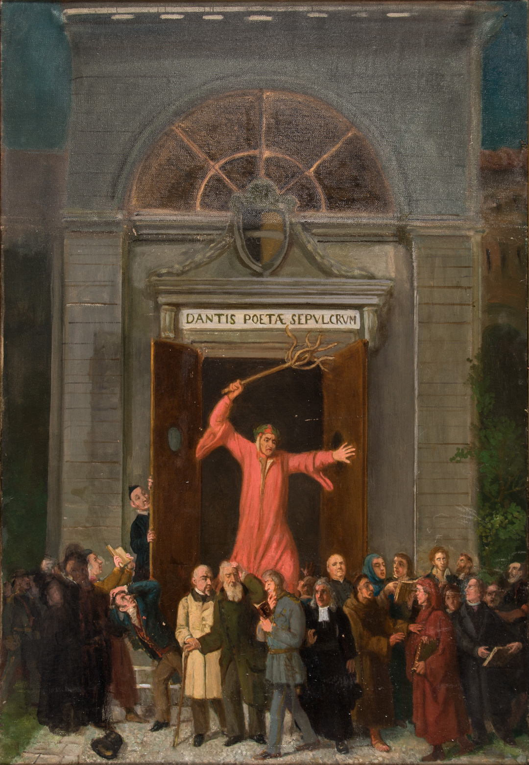 Annibale Gatti (Forlì, 1827 - Firenze, 1909), Dante sferza i dantisti