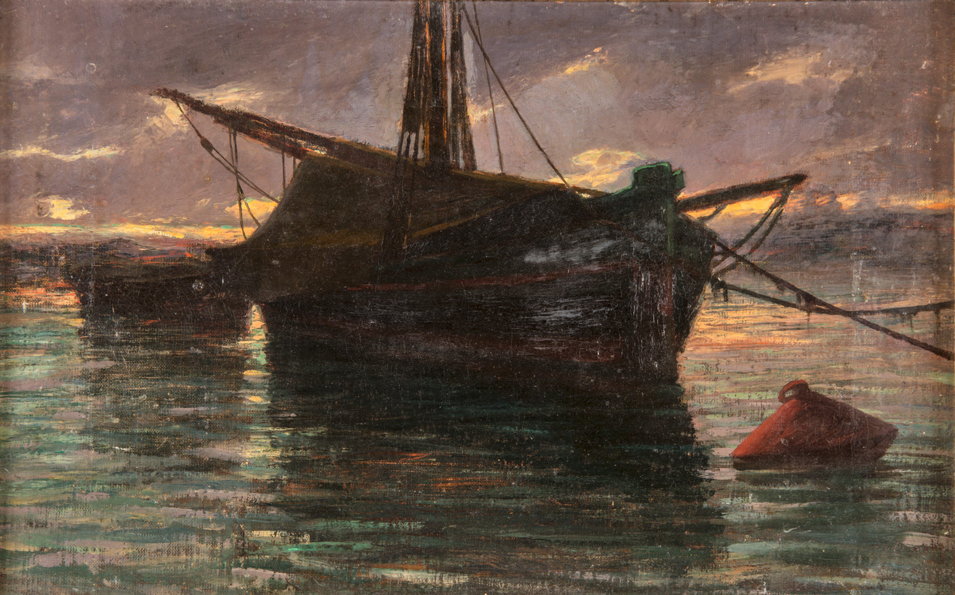 Imbarcazioni al tramonto