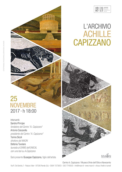 Presentazione ARCHIVIO ACHILLE CAPIZZANO